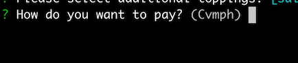 Expandable choice prompt